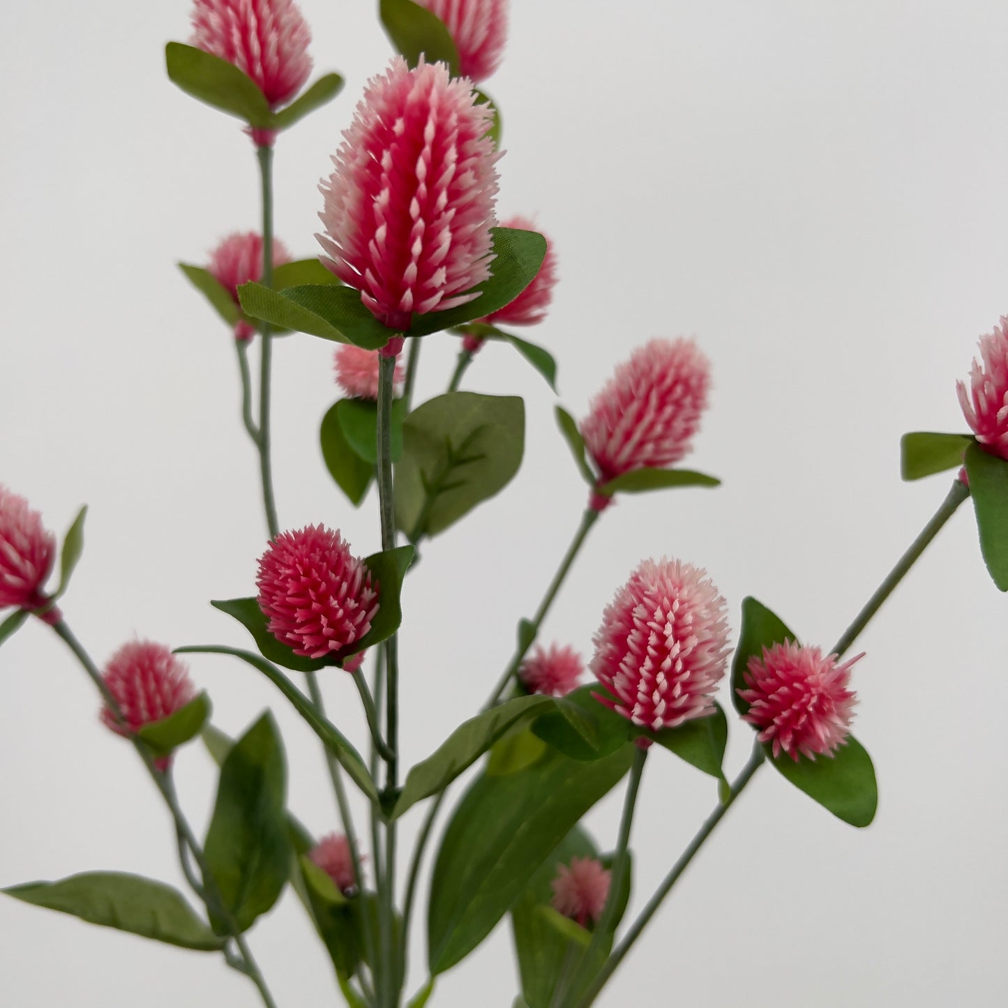 Kunstbloem Gomphrena spray, 69cm