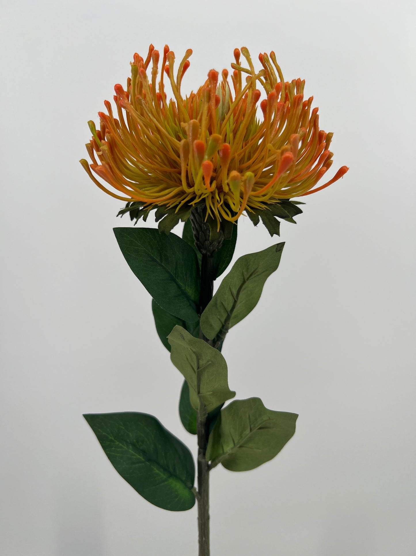 Nutans kunsttak in donker oranje of geel/oranje, 72cm