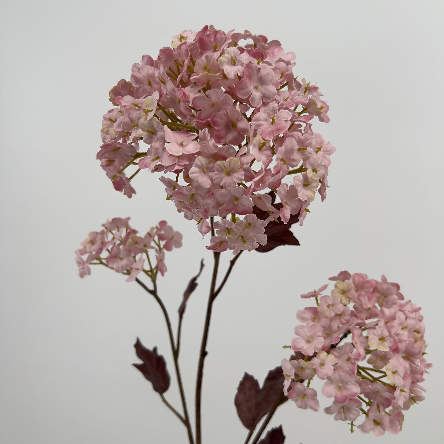 Silk-ka Sneeuwbal kunsttak in mauve en créme/groen, 69cm