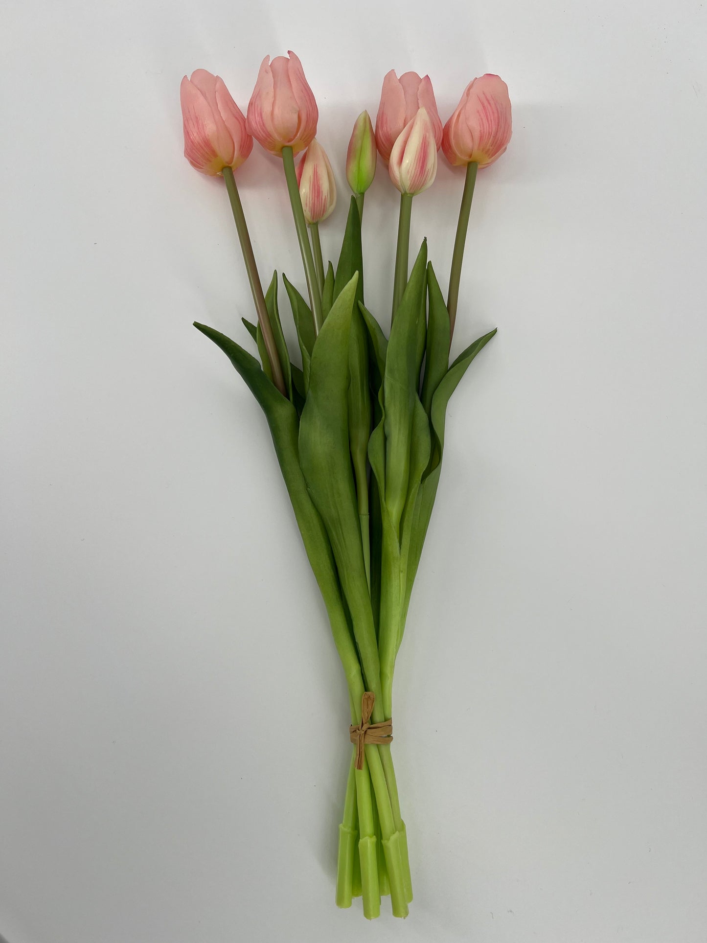 Kunst Tulpen bos real touch van It's All About Art met 7 stelen in wel 15 kleuren, 47cm