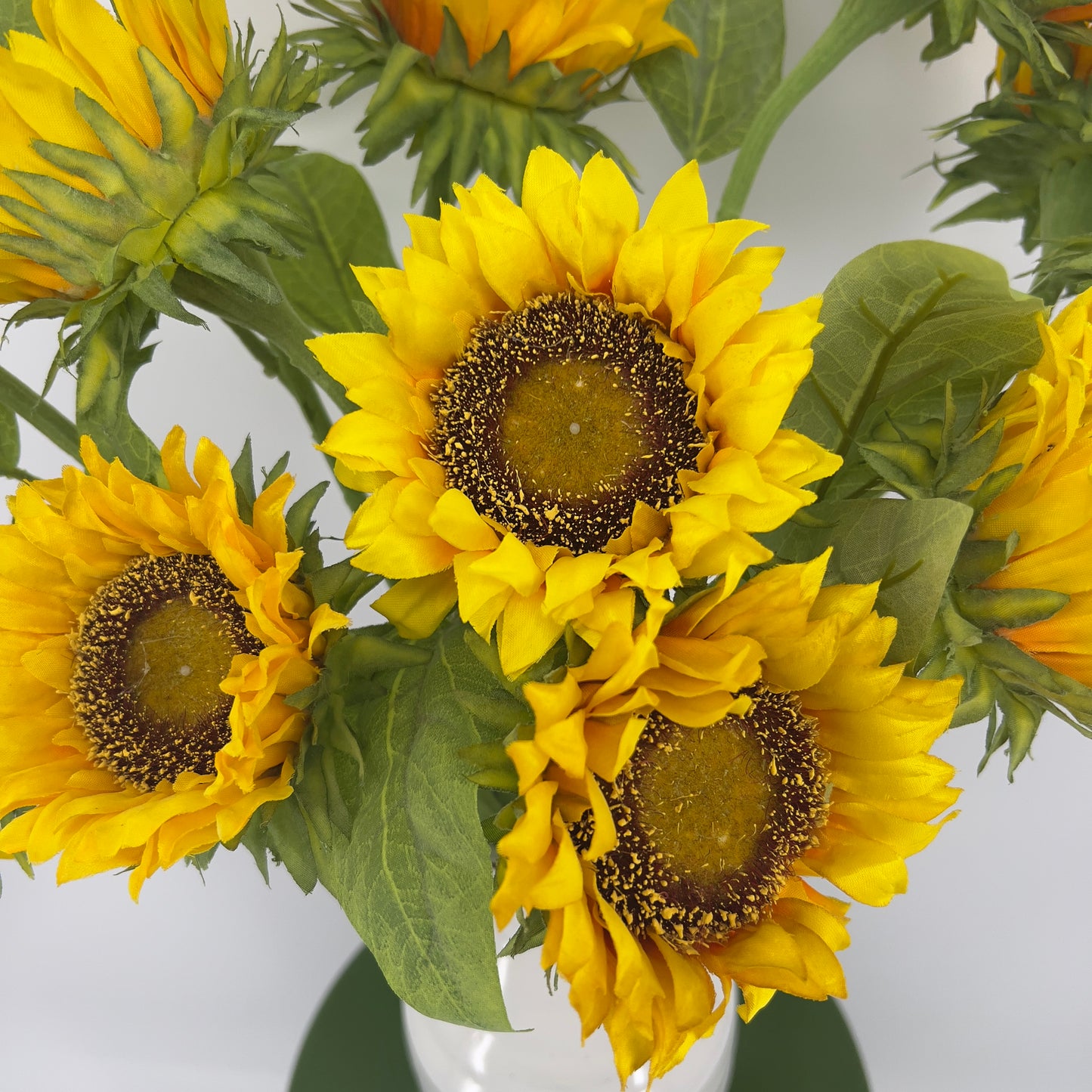 Geweldige kunst zonnebloemen van It's All About Art 12 stuks, 42cm