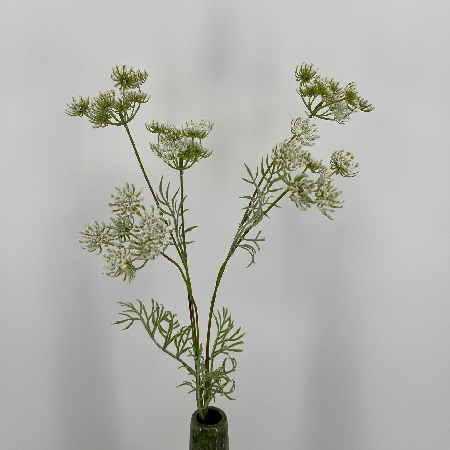 Dille kunsttak in geel, wit en groen, 80cm