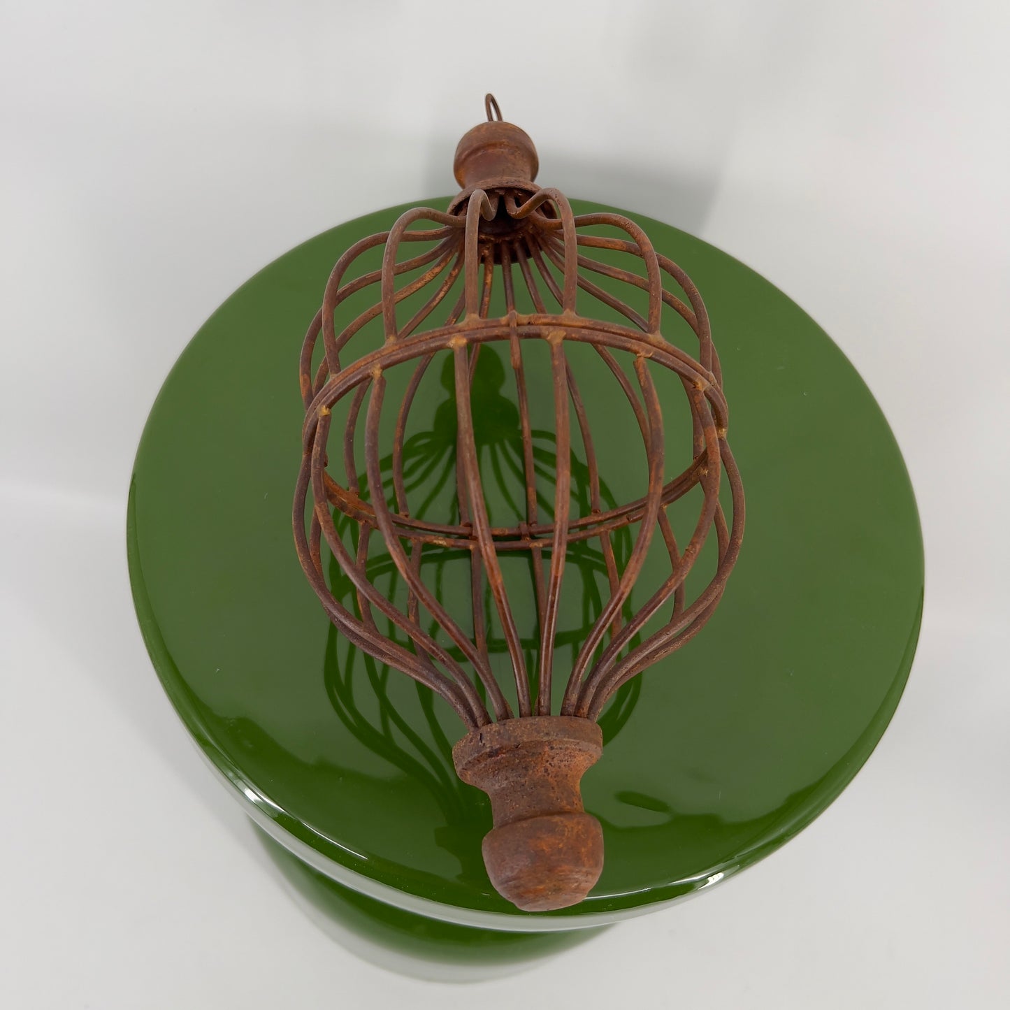 Metalen hanging decoratie ornament Rusty, 13 x 30cm