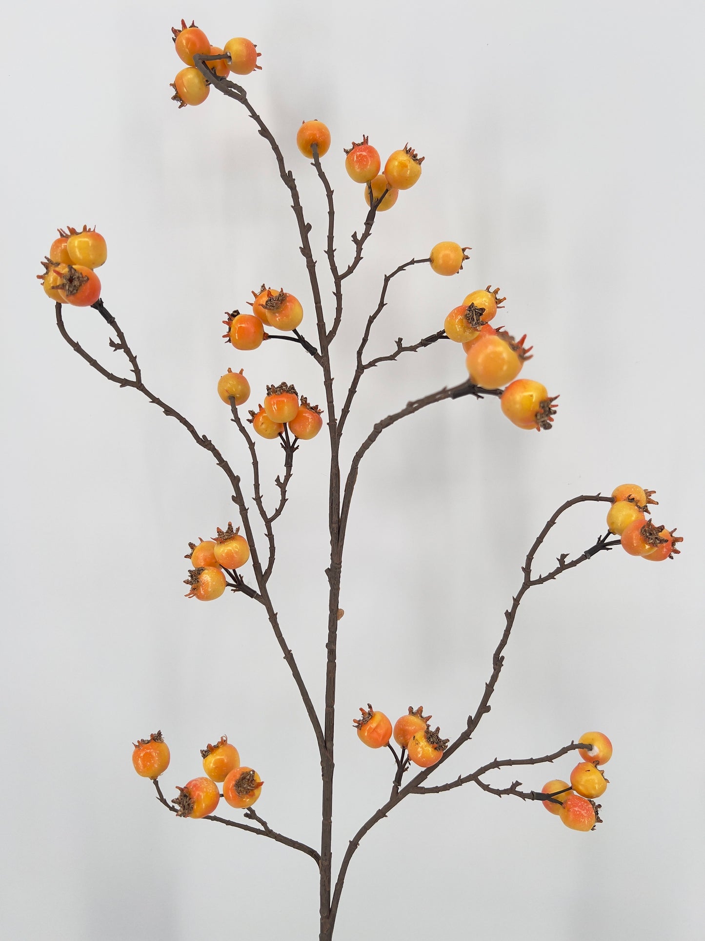 Kunst granaatappeltakken in geel of rood, 102cm