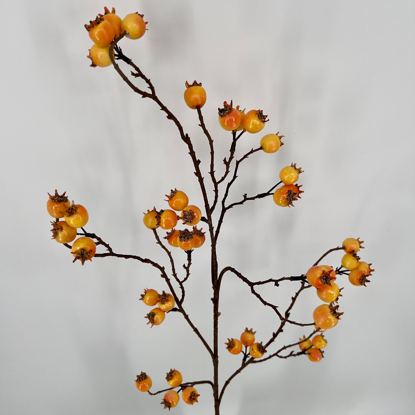 Kunst granaatappeltakken in geel of rood, 102cm