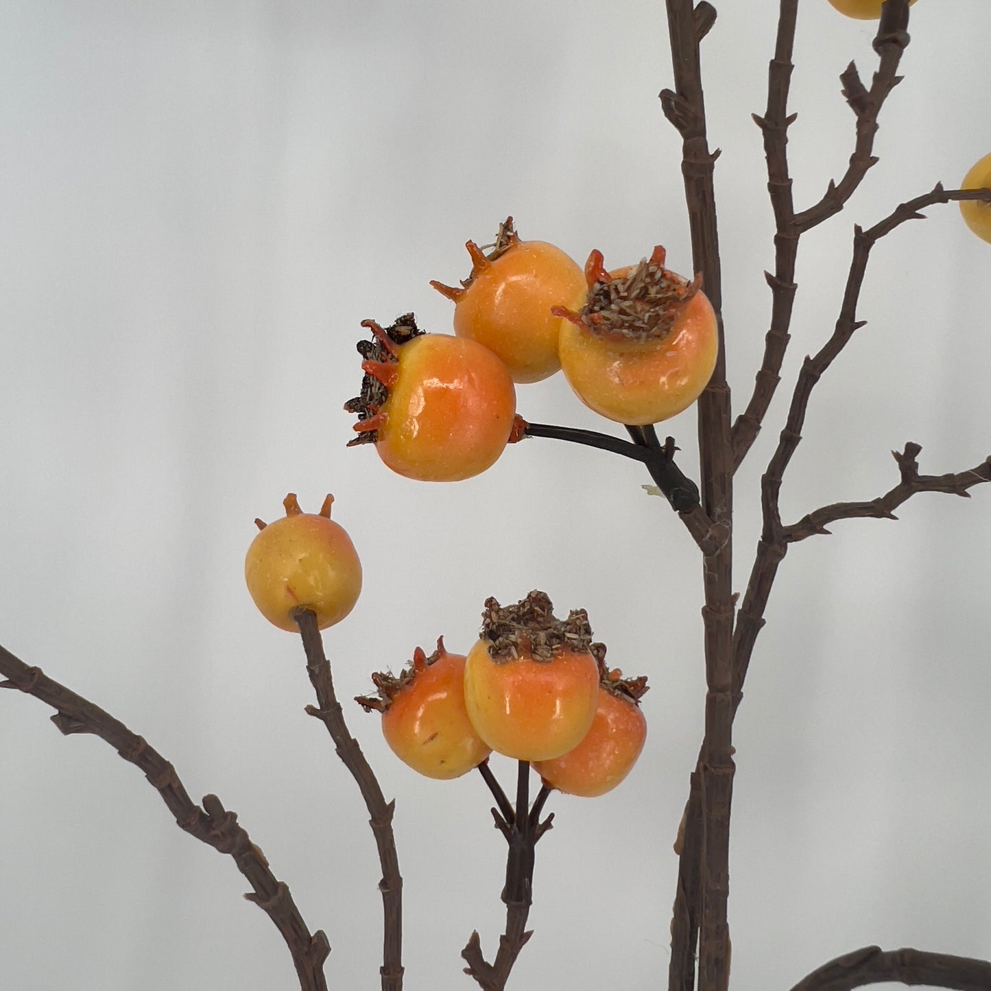 Kunst granaatappeltakken in geel of rood, 102cm