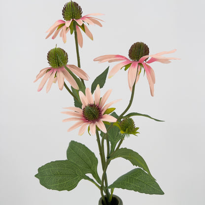 Rudbeckia/Zonnehoed spray geel en roze, 73cm