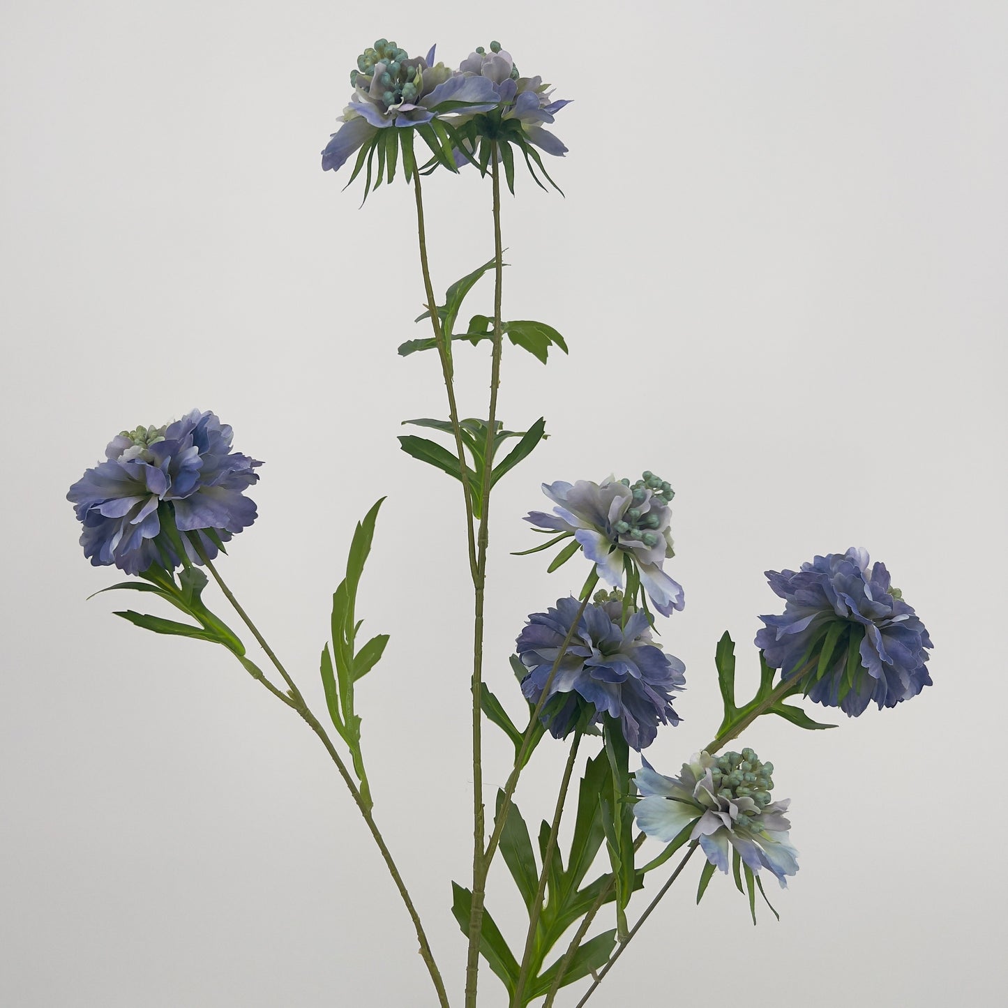 Scabiosa kunsttak in 5 kleuren, 113cm