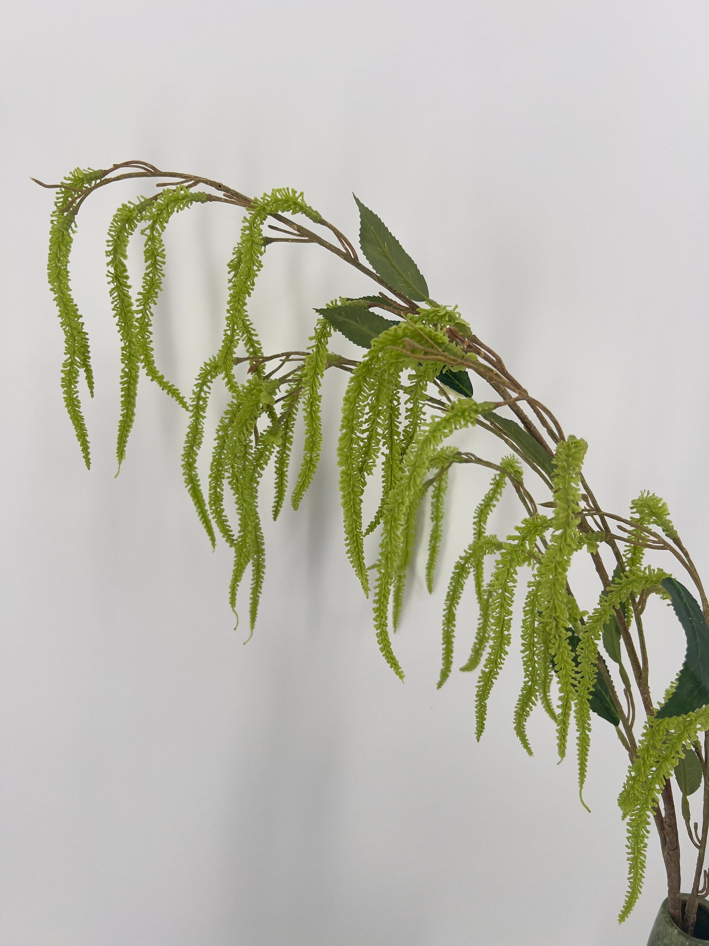 Amaranthus spray in groen, 100cm