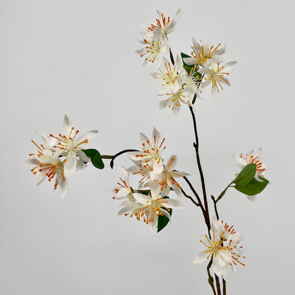 Juweel Clematis spray kunsttak in 3 kleuren, 75cm