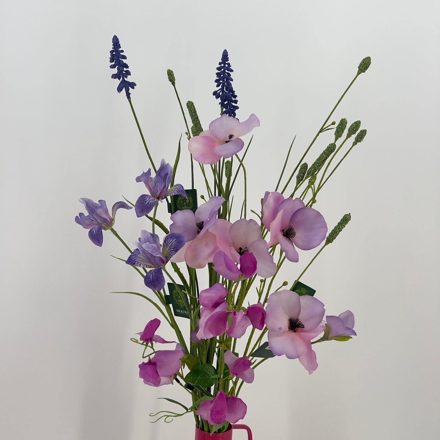 100% Silk-ka kunstboeket "Voorjaarsdroom", 75cm