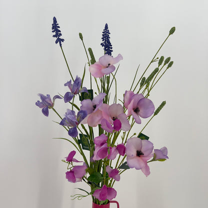 100% Silk-ka kunstboeket "Voorjaarsdroom", 75cm