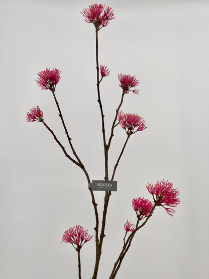Silk-ka kunst bloesem tak donker roze, 108cm