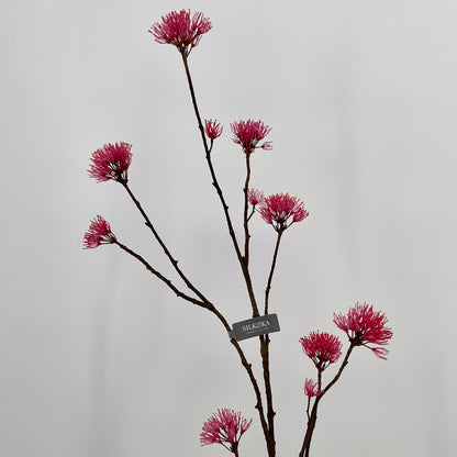 Silk-ka kunst bloesem tak donker roze, 108cm