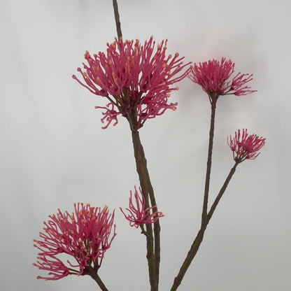 Silk-ka kunst bloesem tak donker roze, 108cm