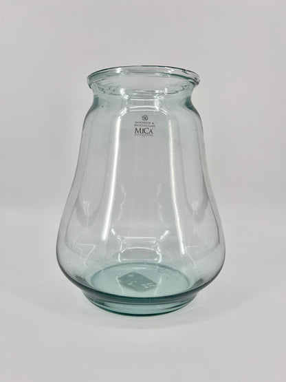 Glazen gerecycelde vaas "Jive", 30x23,5cm