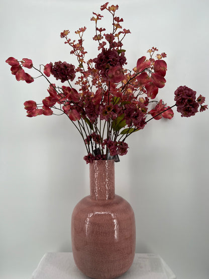 Prunus malaga spray vermilion mauve, 84cm