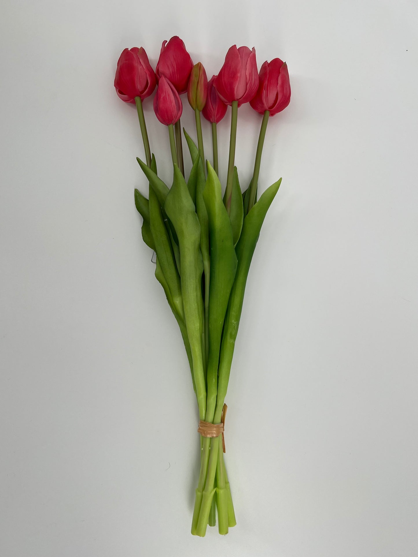 Kunst Tulpen bos real touch van It's All About Art met 7 stelen in wel 15 kleuren, 47cm