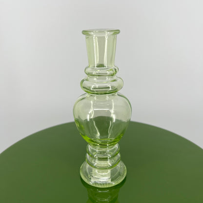 Venice candle vase zacht groen, 16cm