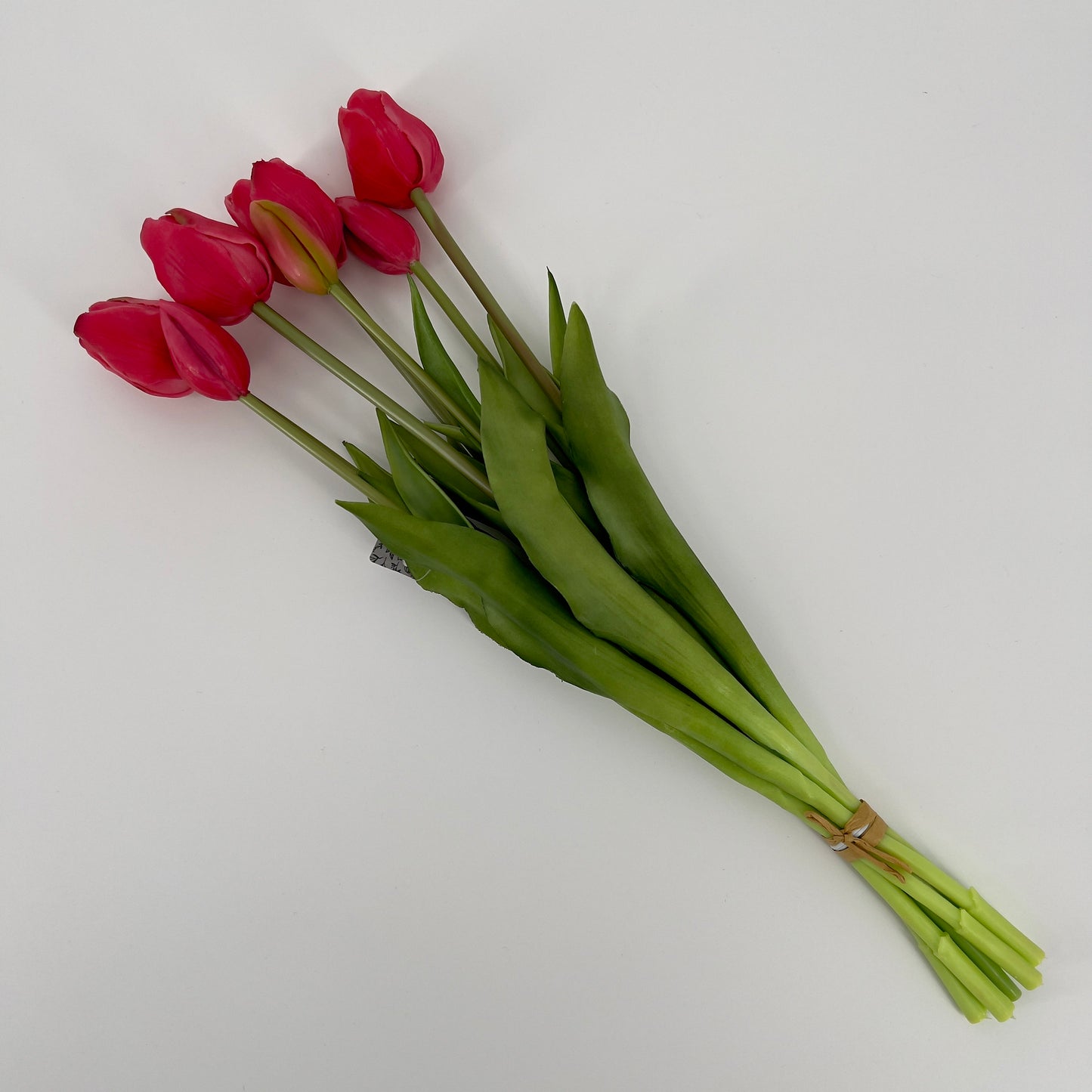 Kunst Tulpen bos real touch van It's All About Art met 7 stelen in wel 15 kleuren, 47cm