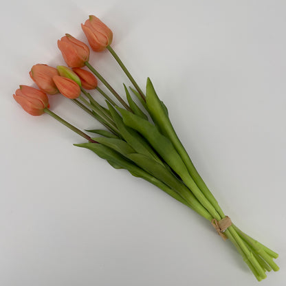 Kunst Tulpen bos real touch van It's All About Art met 7 stelen in wel 15 kleuren, 47cm