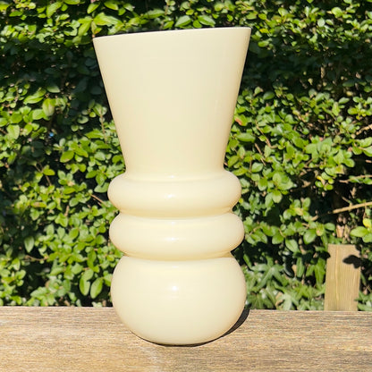 Vaas Sip glas in crème/geel en in roze 12.5 / 25 cm
