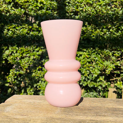 Vaas Sip glas in crème/geel en in roze 12.5 / 25 cm