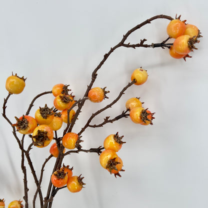 Kunst granaatappeltakken in geel of rood, 102cm