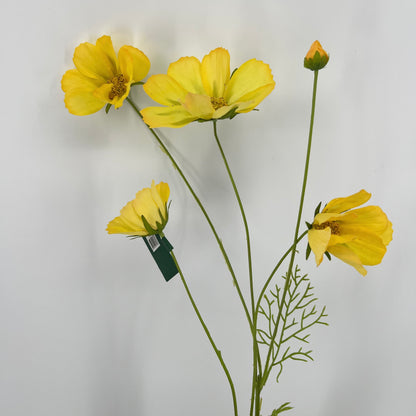 Silk-ka Cosmea, beauty, geel en licht oranje, 92cm