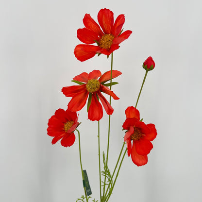 Silk-ka Cosmea, beauty, geel en licht oranje, 92cm