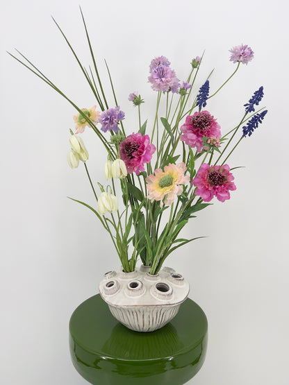 100% Silk-ka, 100% natuur(lijk)! Bloemstuk, veldbloem, voorjaarsbloem, 58cm