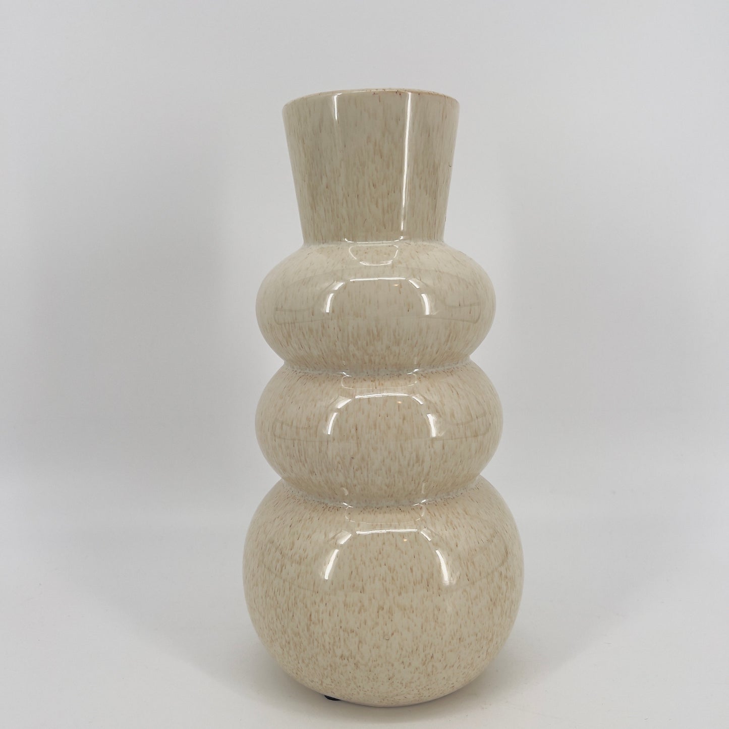 Keramieke organisch gevormde bubbelvaas/vase, 29,5x14cm