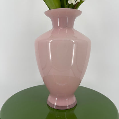 Kunstboeket "Voorjaarsromance" in vaas/vase Rosy, 52cm