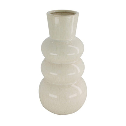 Keramieke organisch gevormde bubbelvaas/vase, 29,5x14cm